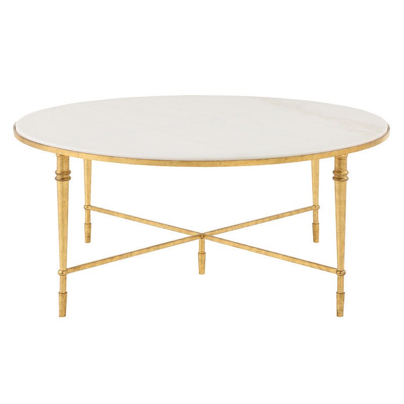 ROSHN 102 W x 43 H x 102 D Round Coffee Table