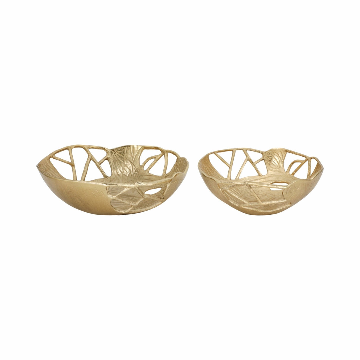 S/2 12/15" Marilyn Gold Bowls