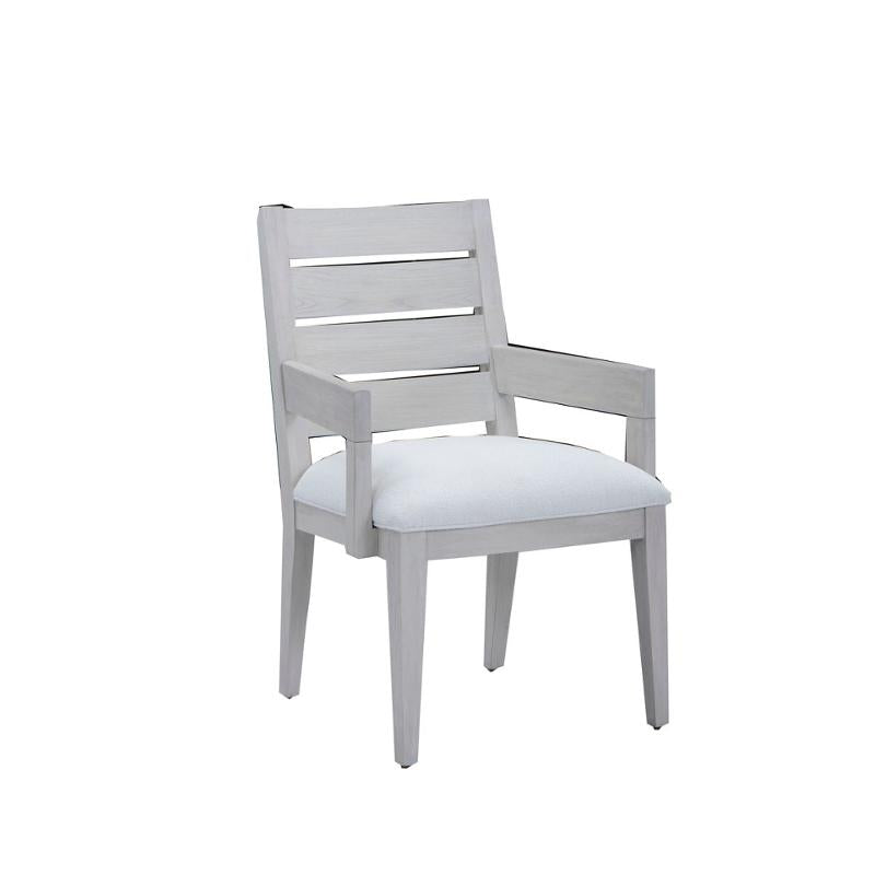 Silver Luke Slat Back ArmChair