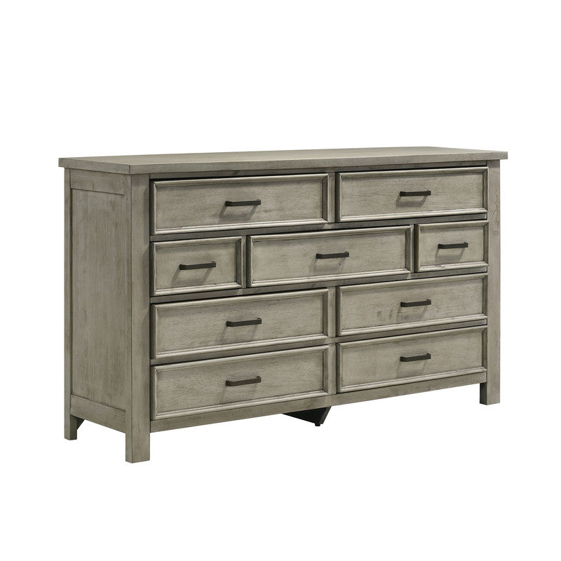 Sullivan 9-Drawer Dresser in Drift Grey