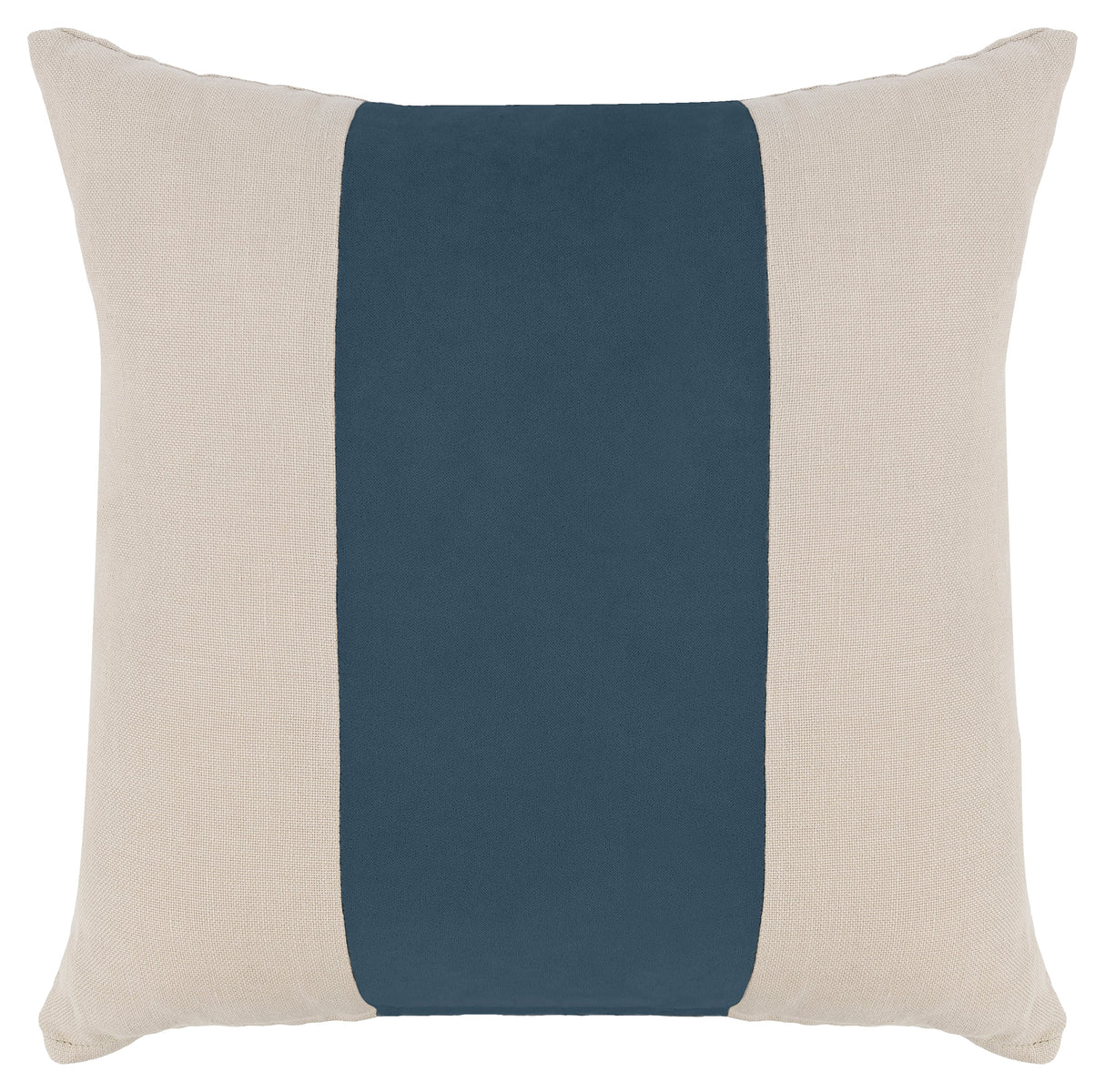 Denim Velvet Linen Throw Pillow - TP01-01-C