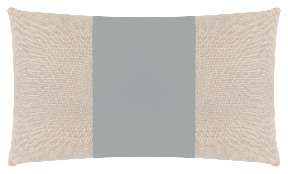 Heron Velvet Linen Kidney Pillow