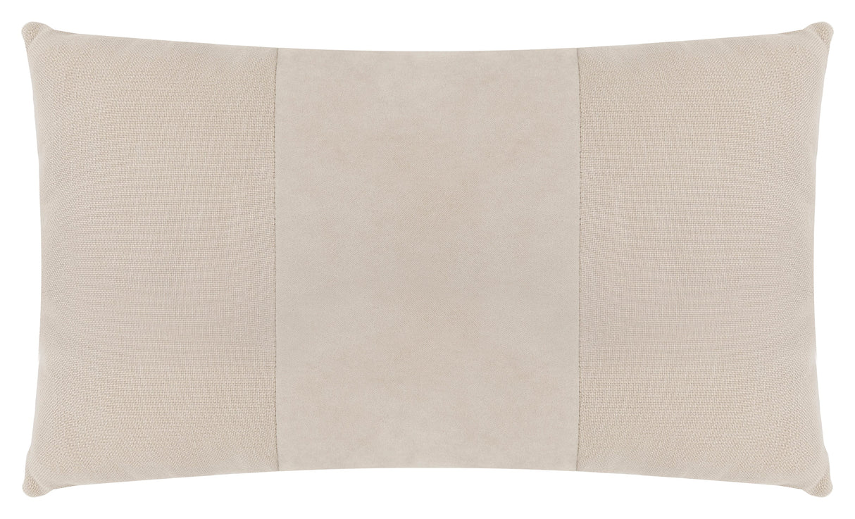 Organza Velvet Linen Kidney Pillow