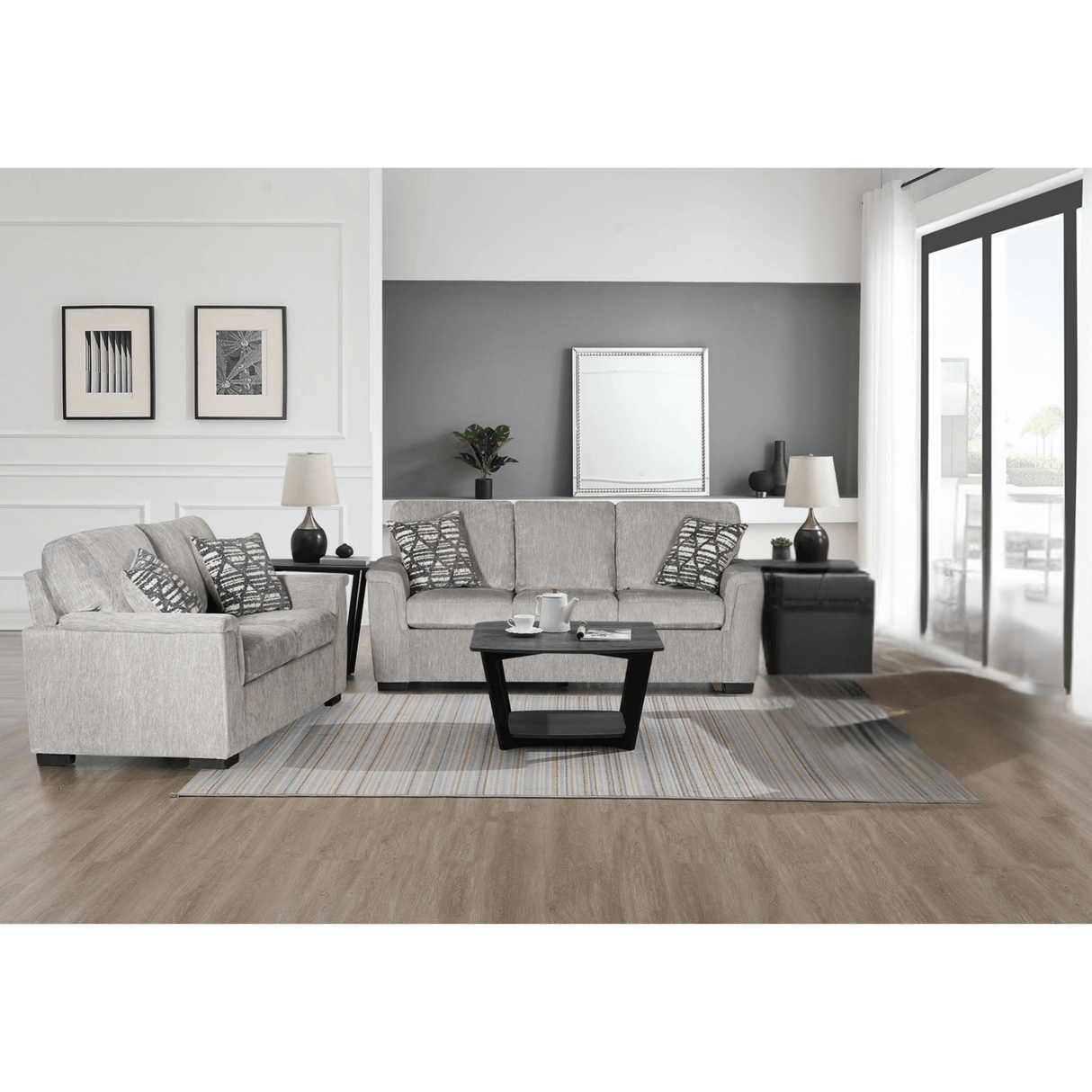 Verona Grey Living Room Set