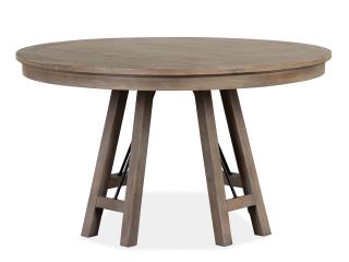 Wood 52" Round Dining Table KD