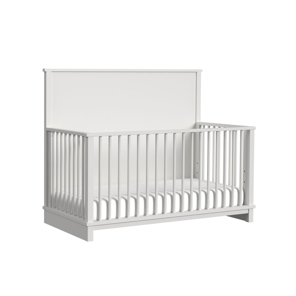 Wyller Crib with Guard Rail in White