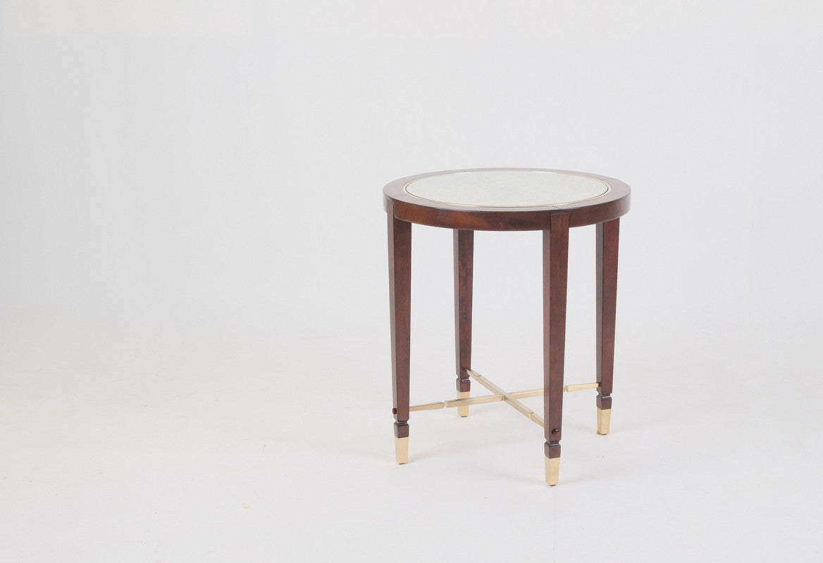 Diwan SILVER ROUND SIDE TABLE