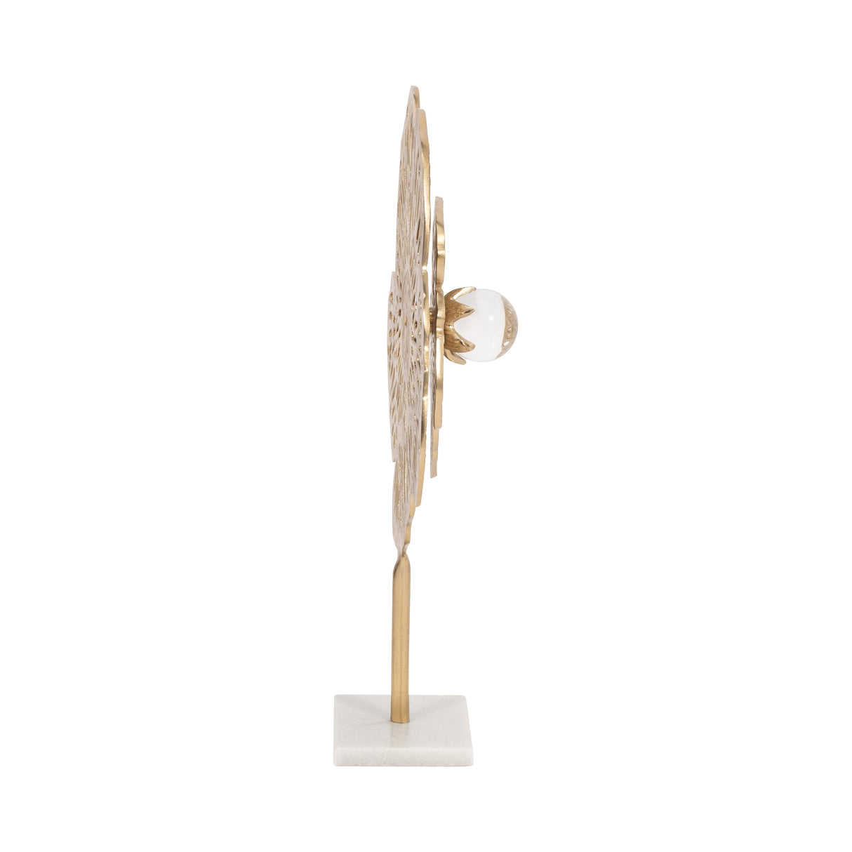 20" Salma Small Gold Flower Statuary