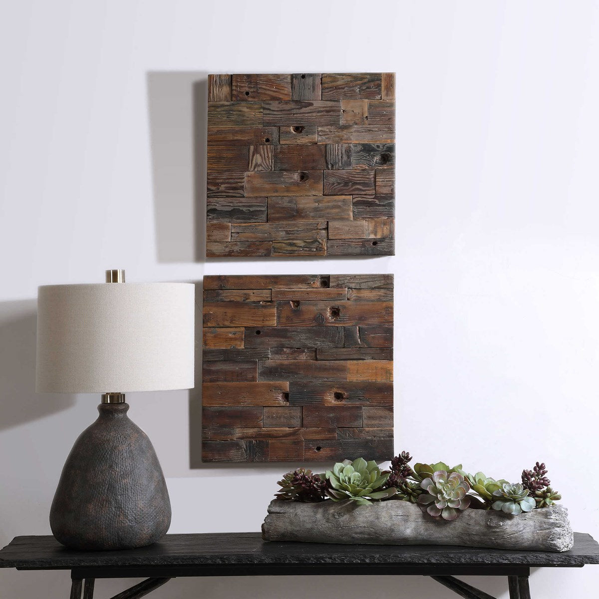 Astern Wood Wall Decor, S/2