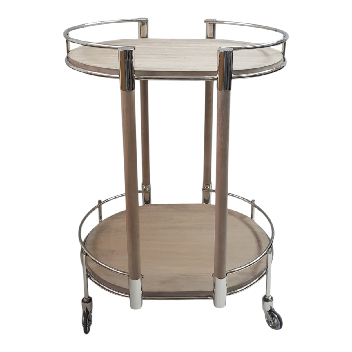 30" Marion Nickel Bar Cart