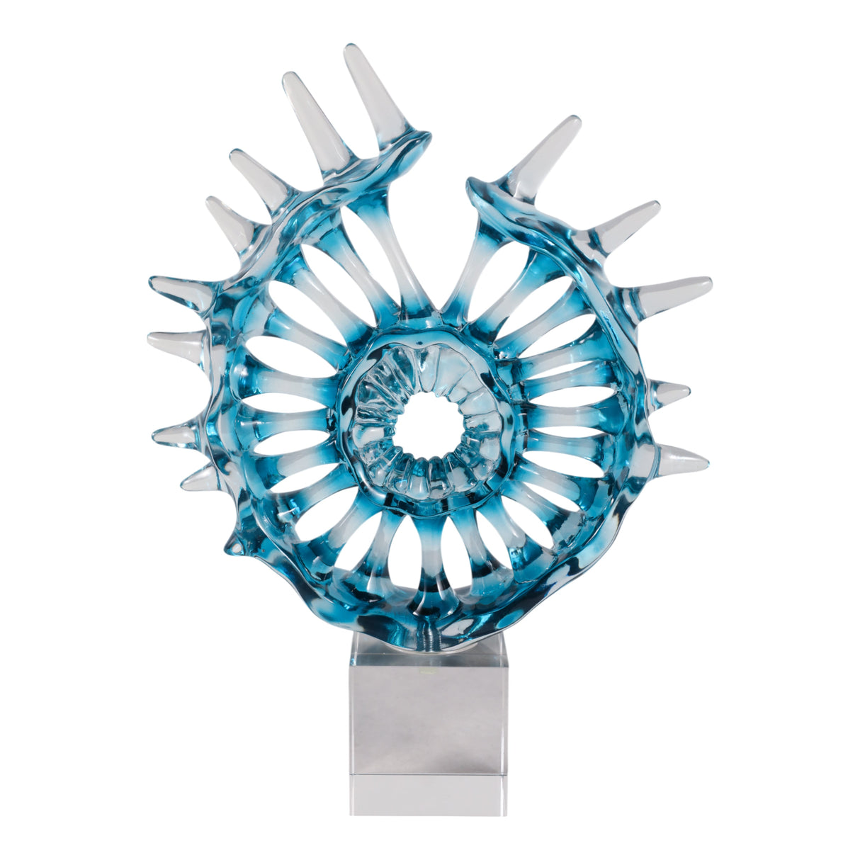 Prescott Blue Crystal Burst Statuary