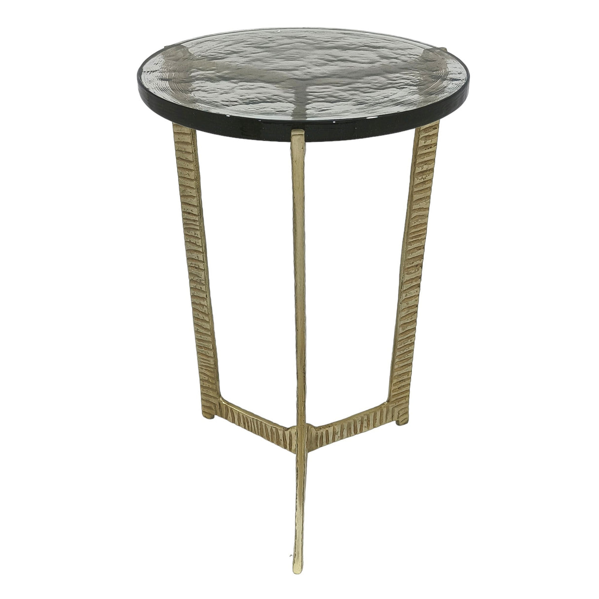 22" Bennington Tall Recycled Glass Accent Table