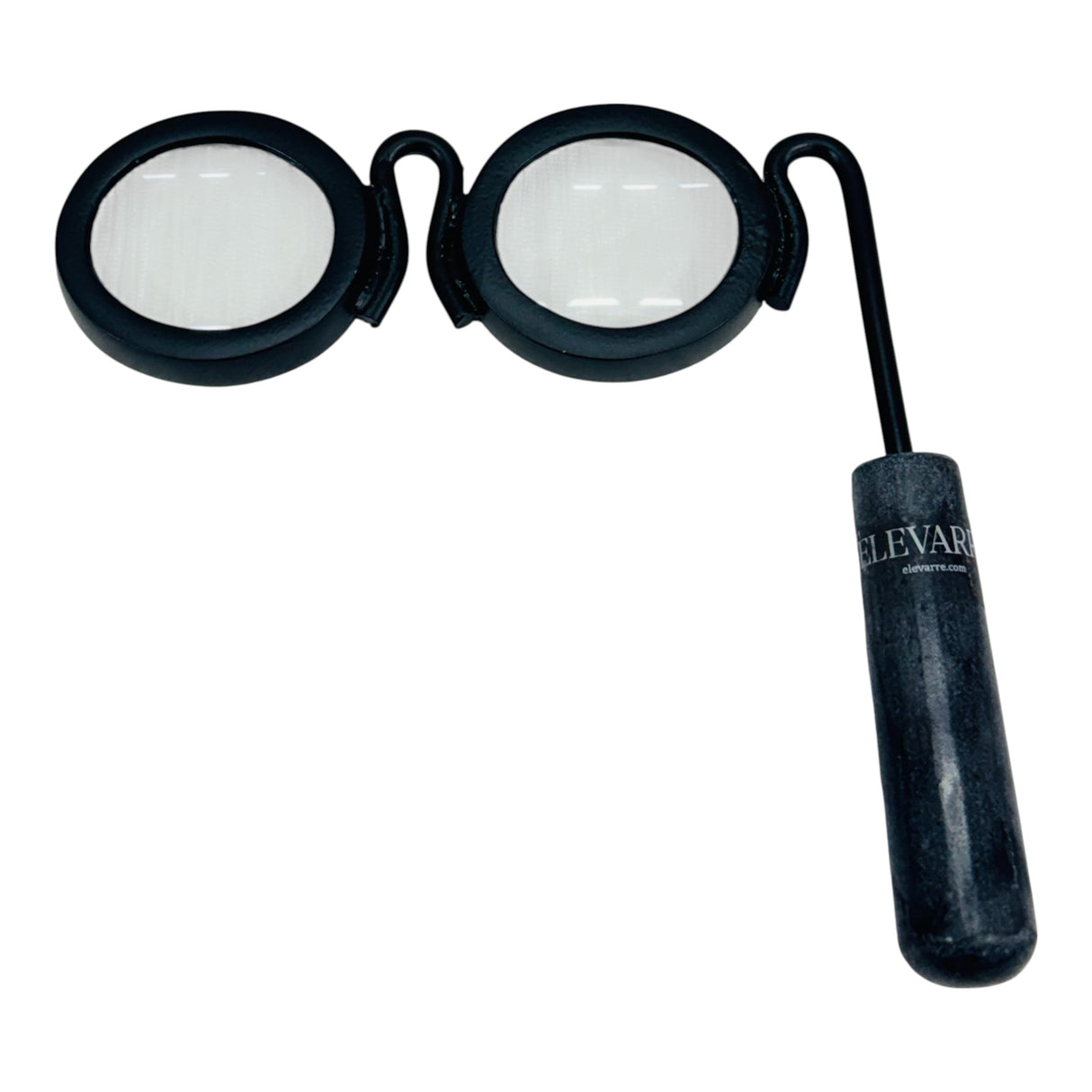 8" Shimon Magnifying Glasses W/black Marble Handle