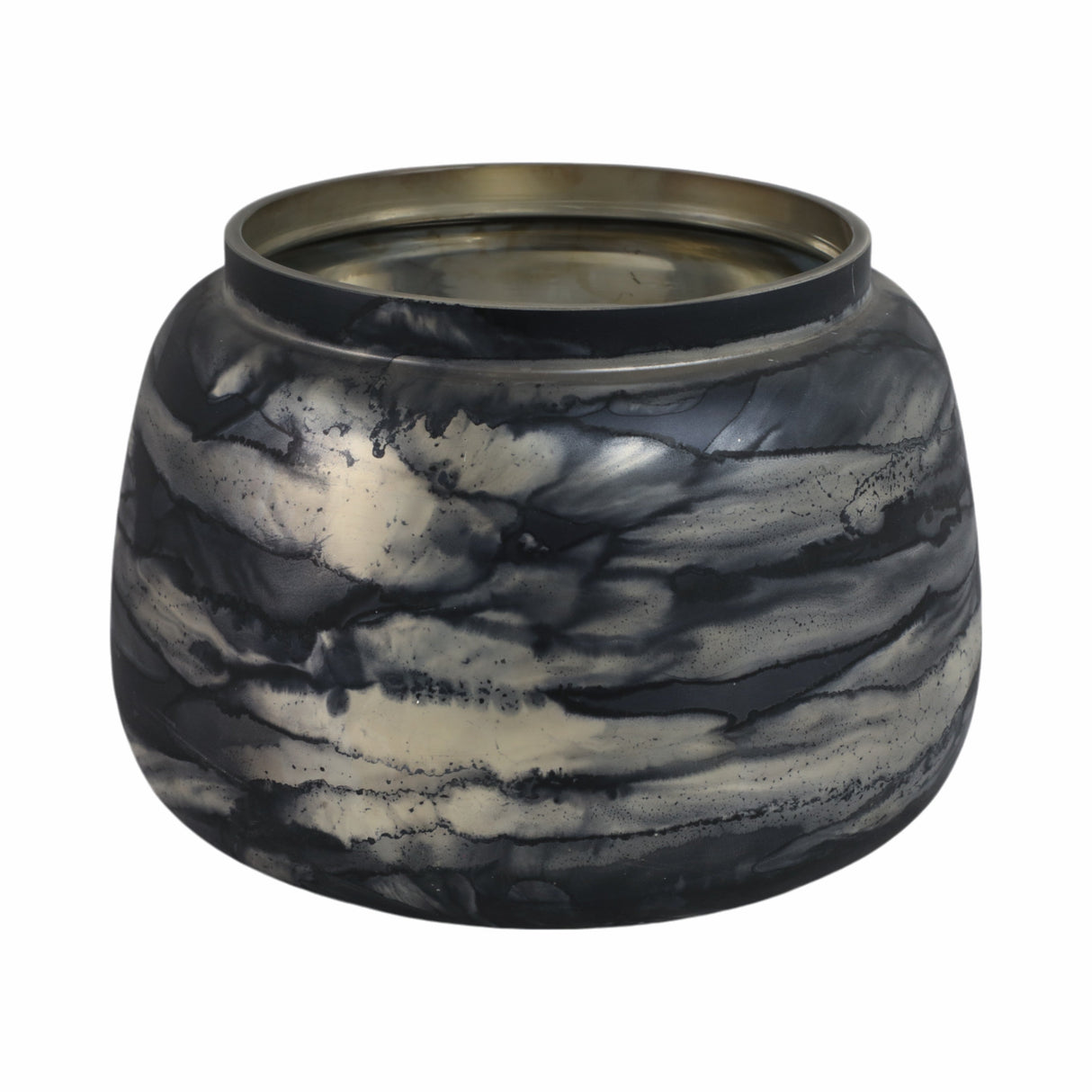 7" Annecy Small Blue Glass Vase