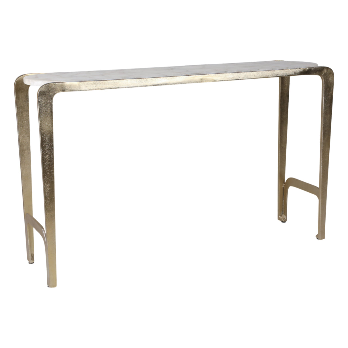 54" Larimore Quartz Top Console Table