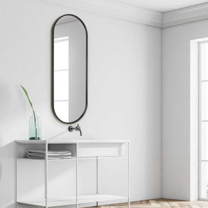 Varina Tall Mirror, Black