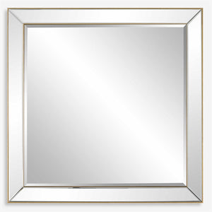 Lytton Square Mirror, Gold