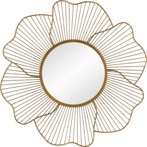 Uttermost Blossom Gold Floral Mirror