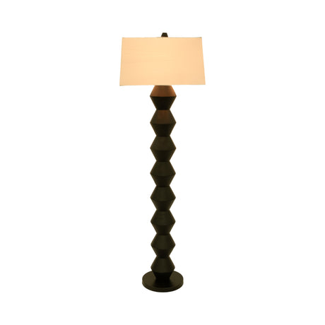 69" Stacked Totem Lamp, Black