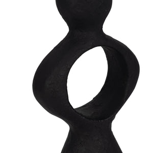 12" Open Cut-out Taper Holder, Black