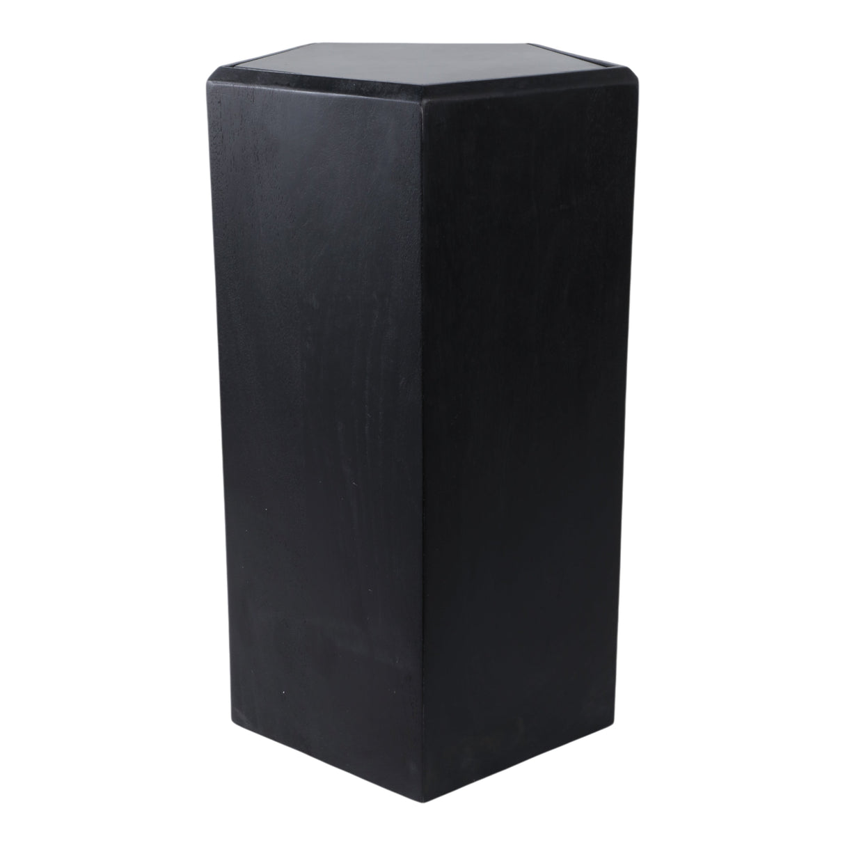 14x24" Avzar Small Wood And Marble Pedestal
