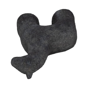 6" Textured Horse, Black