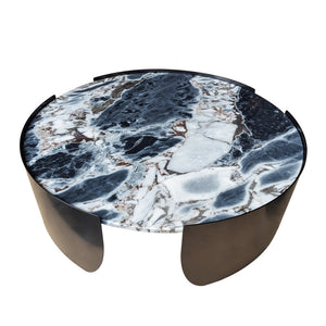 Ocean Storm Marble Coffee Table