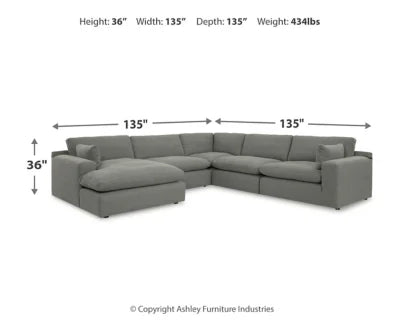 Elyza 5-Piece Sectional