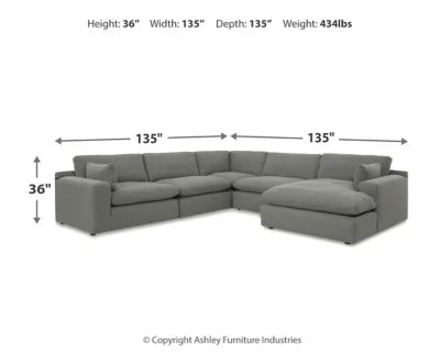 Elyza 5-Piece Sectional