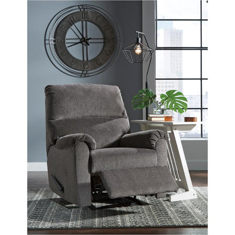 Nerviano Gray Wall Recliner