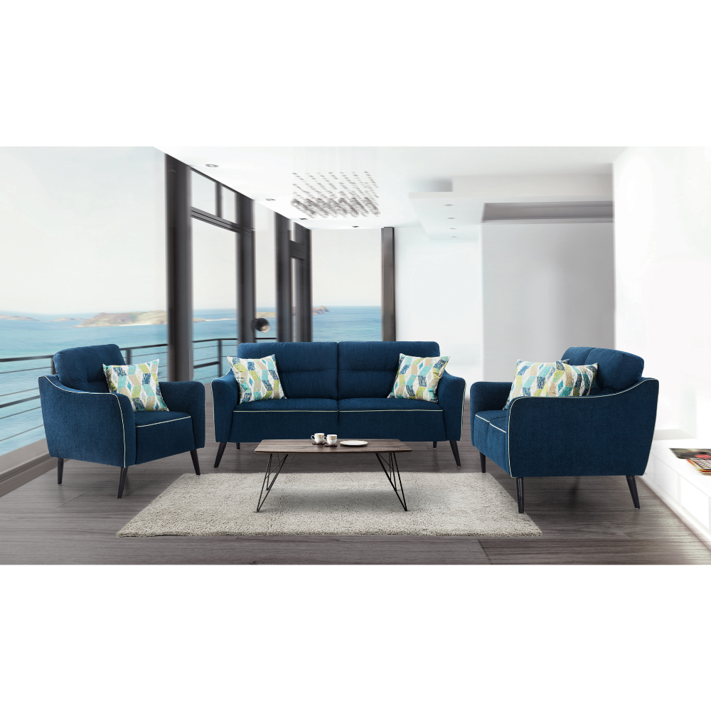 Anchorage Aura Dark Blue Sofa (194cm)