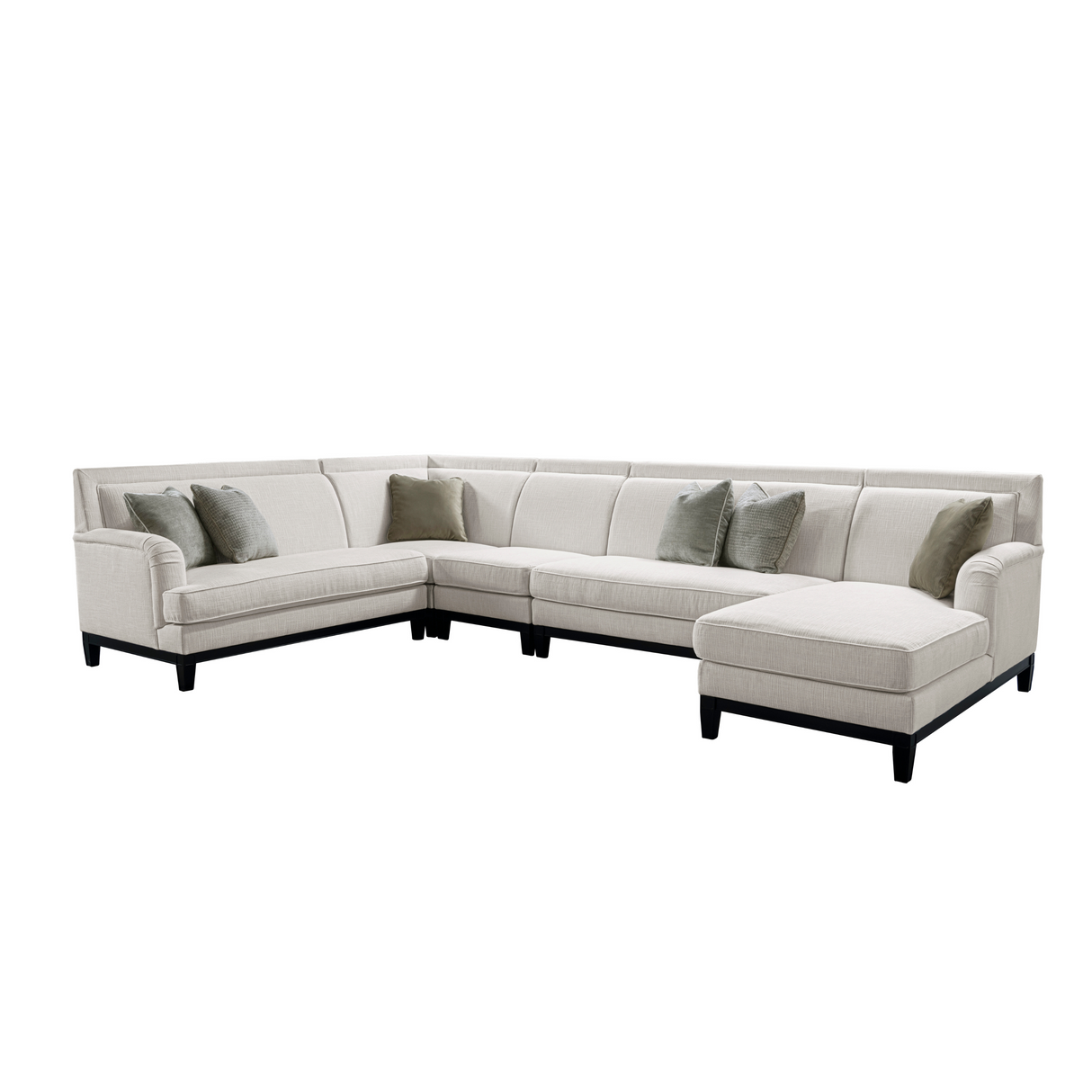 Romanian Key Beige Sectional Set