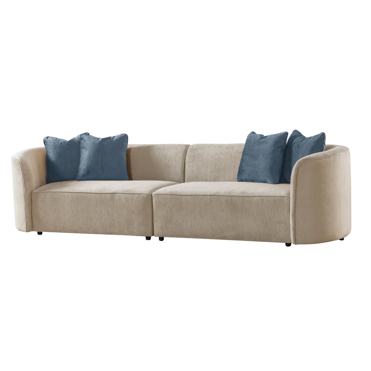 Dana Beige Mustard Sofa (232cm/287cm)