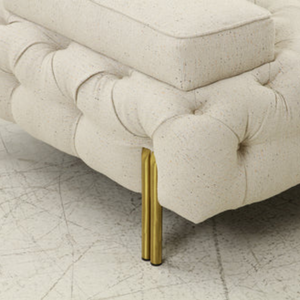 Golden Brushed Beige Sofa set