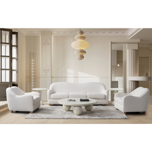 Bali Cream Bouclé Sofa