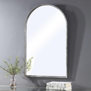 Hematite Arch Mirror