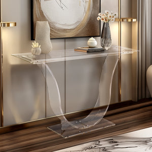 47" Dorsey Acrylic Console Table