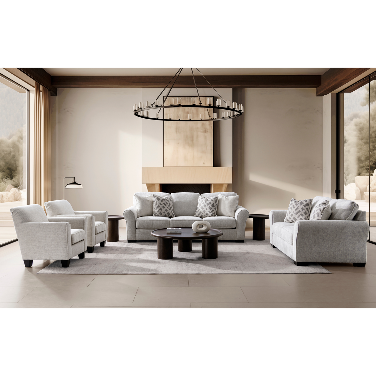 Dillon Grey Living Room Set