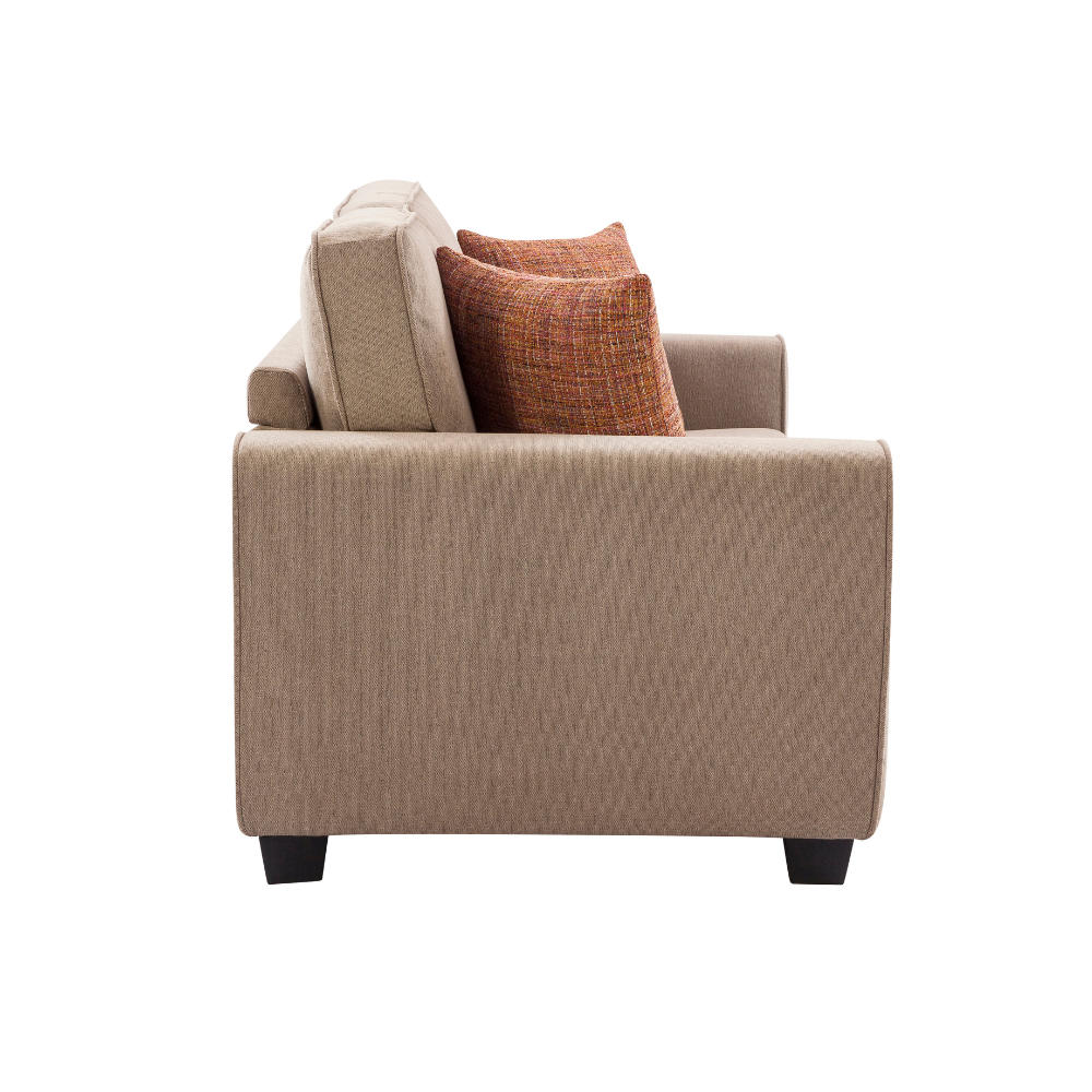 Fernley Friendly Caramel Sofa Set