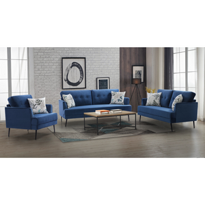 Brisbane Bold Blue Loveseat (150cm)