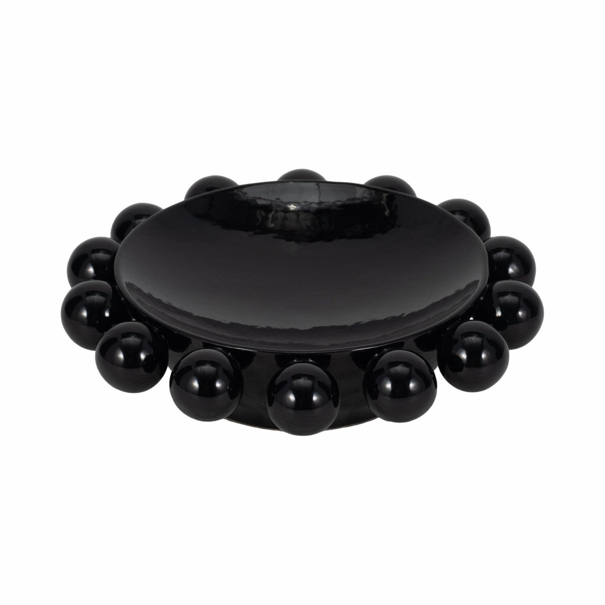 12" Capraia Decorative Bowl, Black