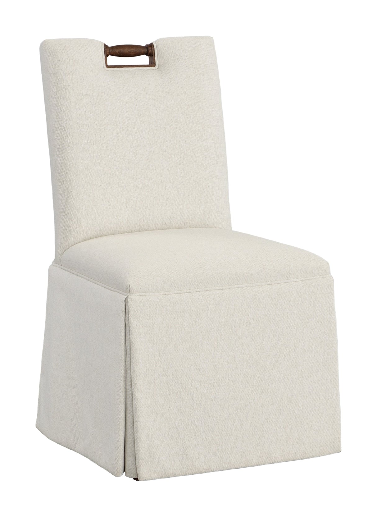 Pull Short Back Skirted Dining Chair