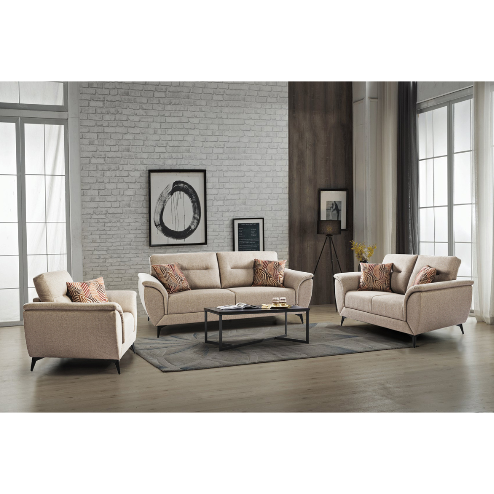 Monterey Magnificent Beige Sofa Set