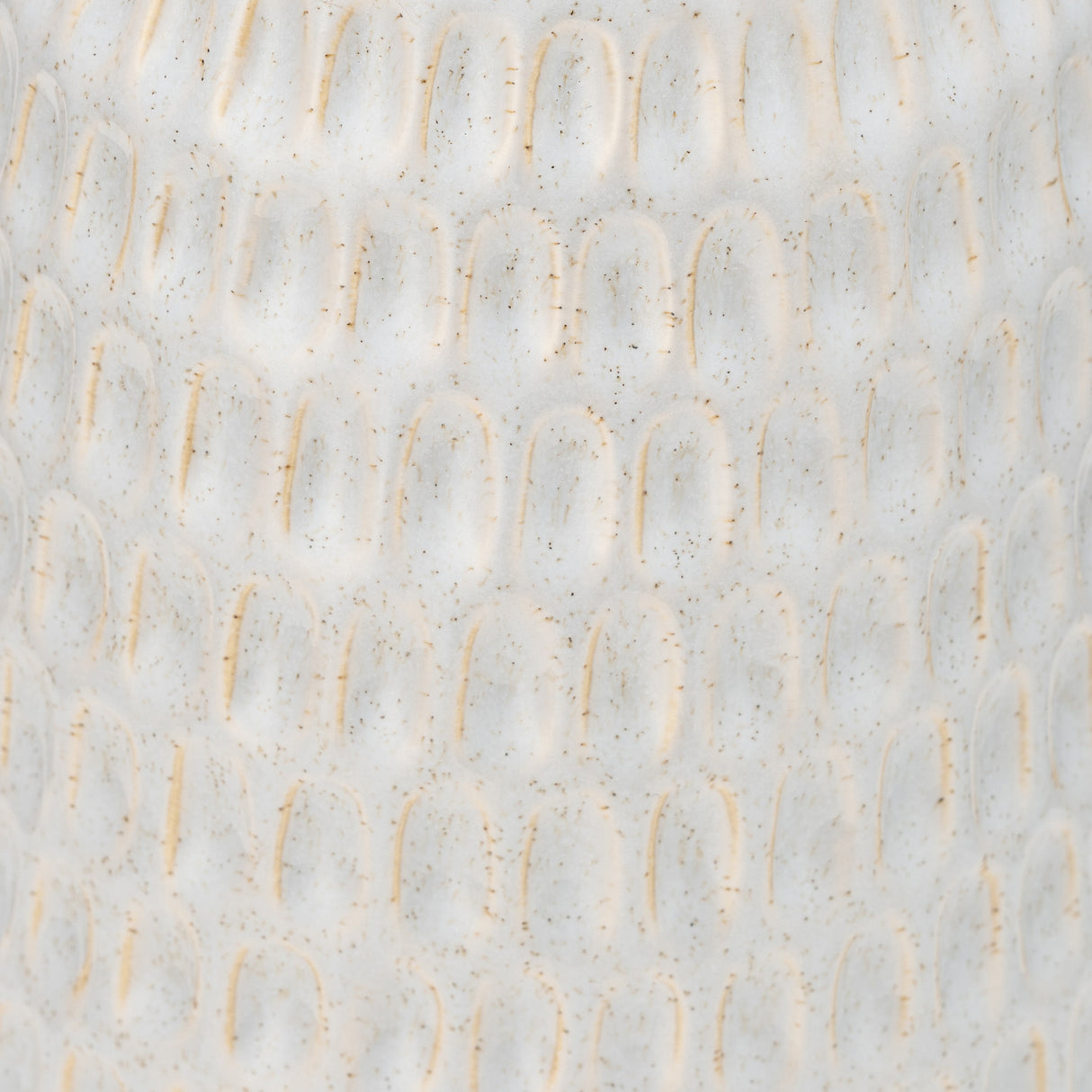 CER, 12" DIMPLED VASE, OATMEAL