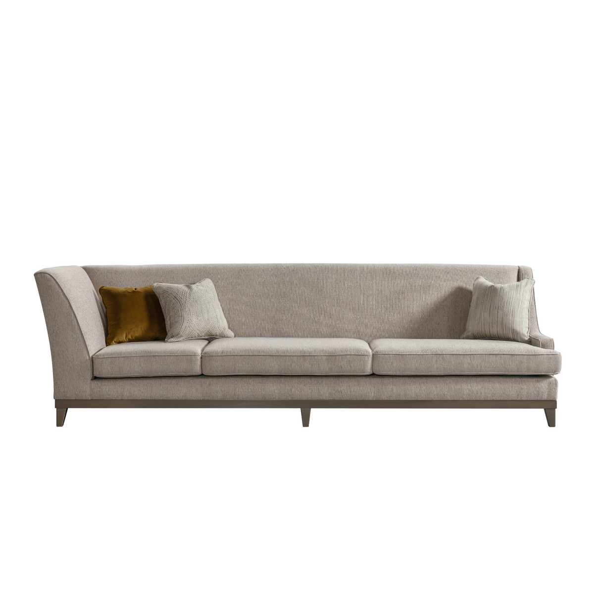 Hardt beige Sectional- RAF Armed Sofa