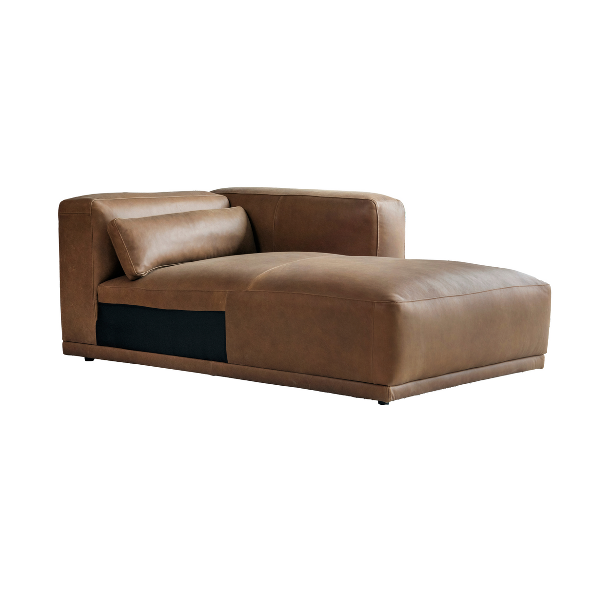 Sleek Serenity Caramel Right Arm Facing Chair