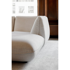 Zeppelin Ottoman Salt Stone White