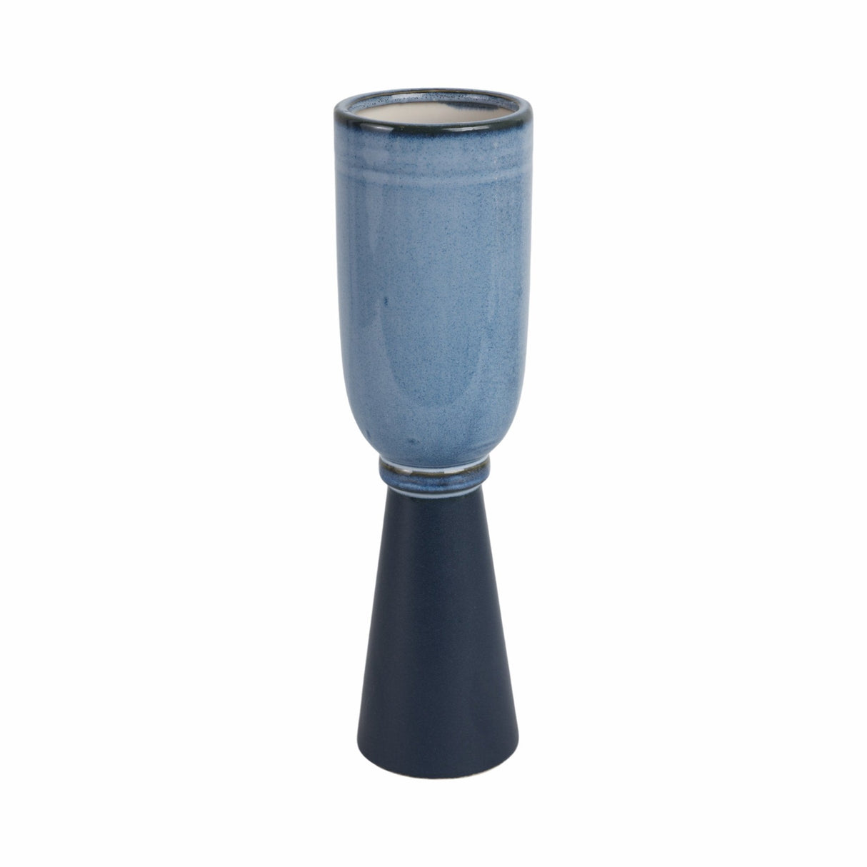 14" Marion Medium Blue Vase