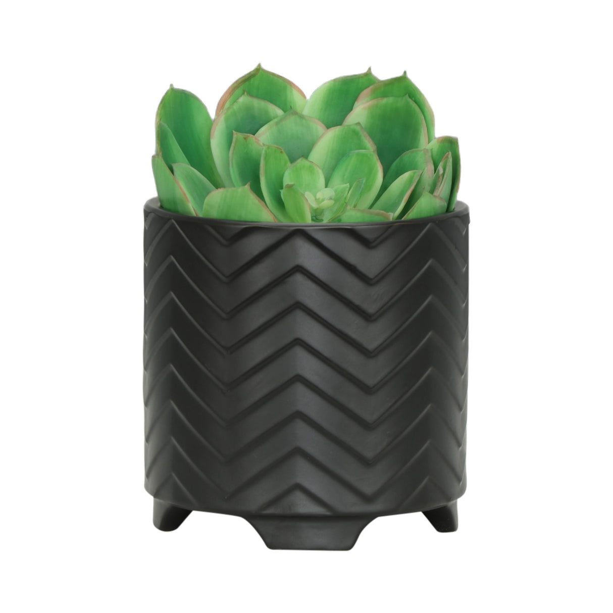 METAL 22"H CUT-OUT VASE, BLACK