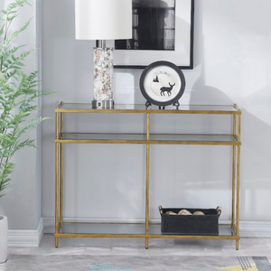 Gold Foil finish Console TABLE